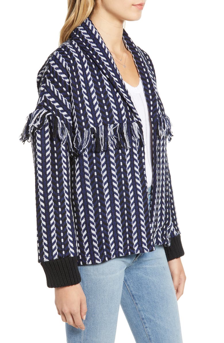 cupcakes and cashmere Tweed Bomber Jacket, Alternate, color,