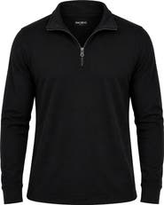 Maceoo Mercerized Cotton Quarter Zip Sweater