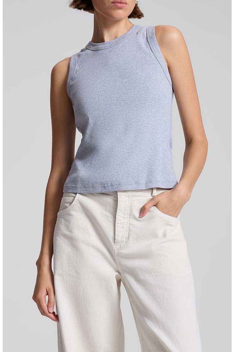 Hadley Cotton Tank, Main, color, GREY MELANGE