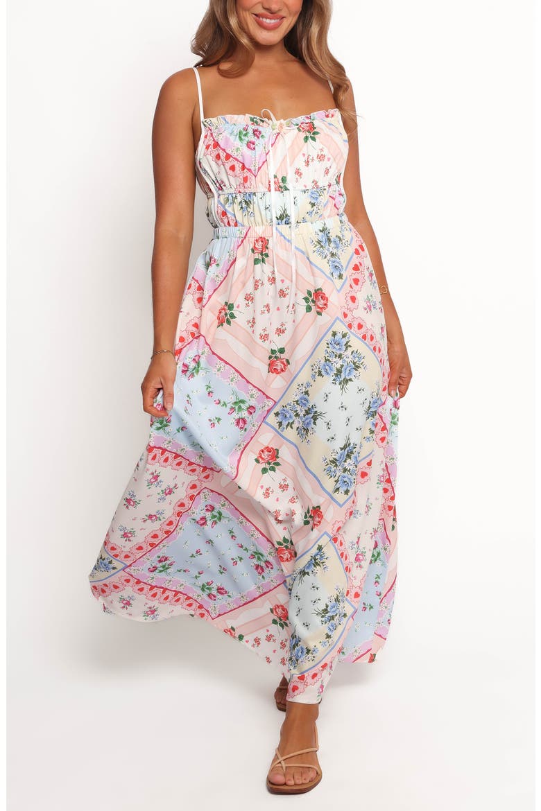 Delfina Print Maxi Dress, Main, color, MULTI