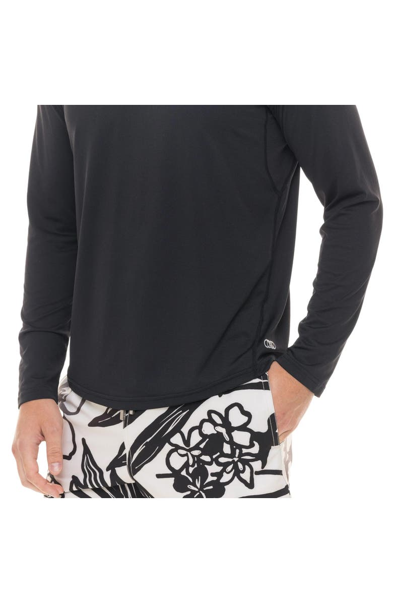 Le Club Resortwear SPF 50 Le Club Mens Rashguard, Alternate, color, Black