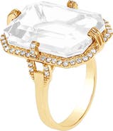 GOSHWARA Gossip Emerald Cut Ring