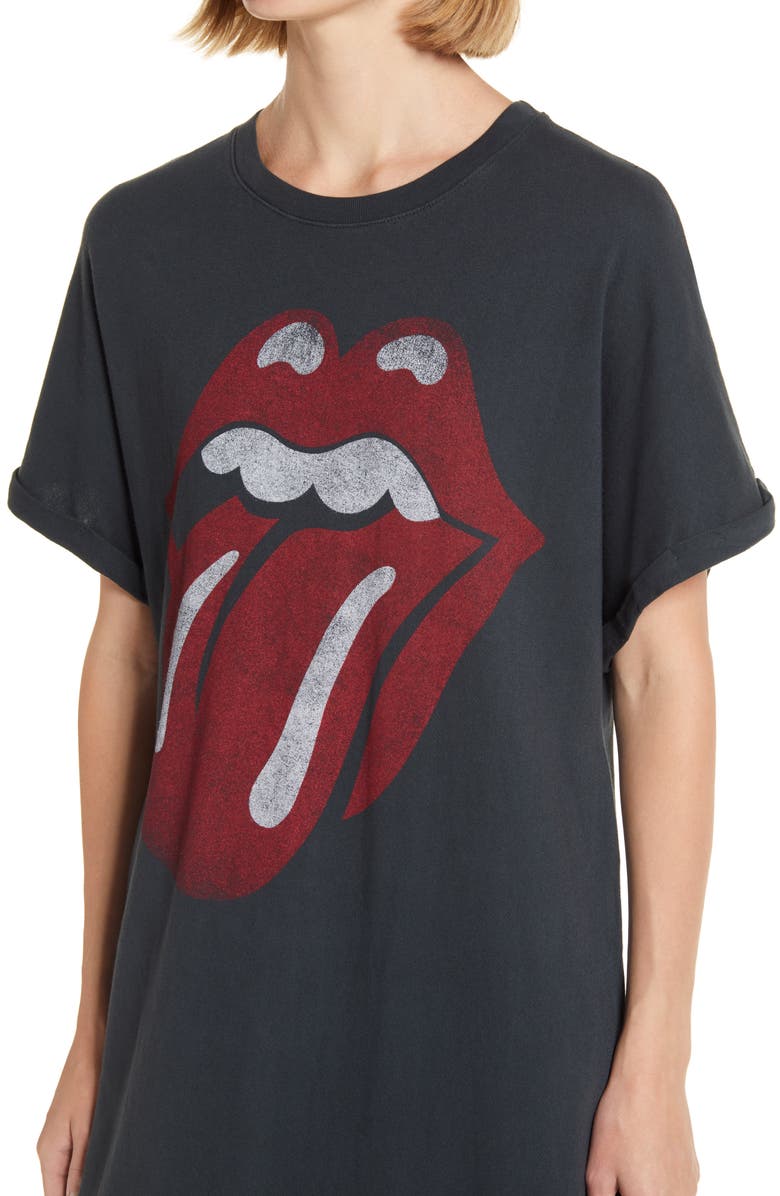 Daydreamer Rolling Stones '89 T-Shirt Dress, Alternate, color, 