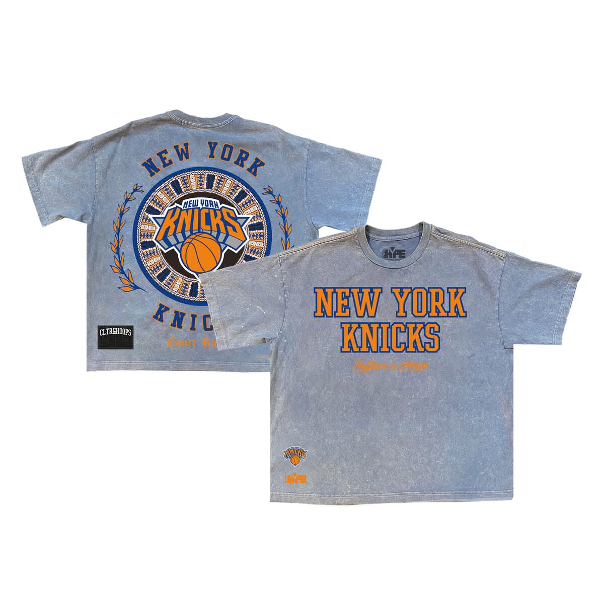 Two Hype Men's Powder Blue New York Knicks Culture Worldwide Collection ...