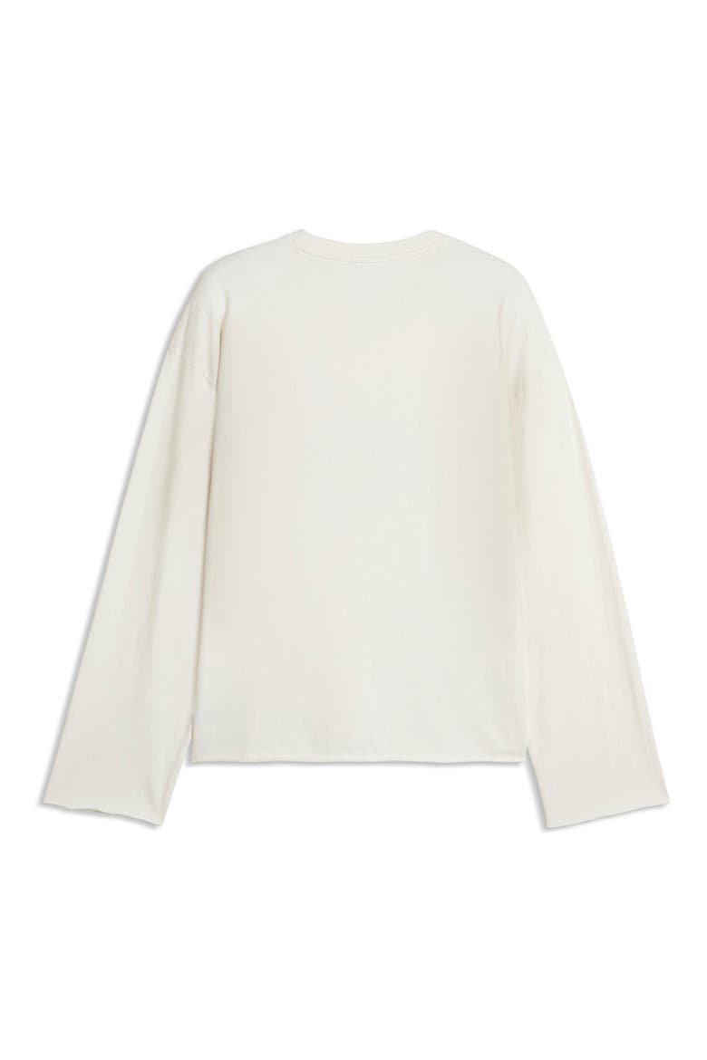 x NAHMIAS Long Sleeve Cotton Graphic T-Shirt, Alternate, color, WARM WHITE