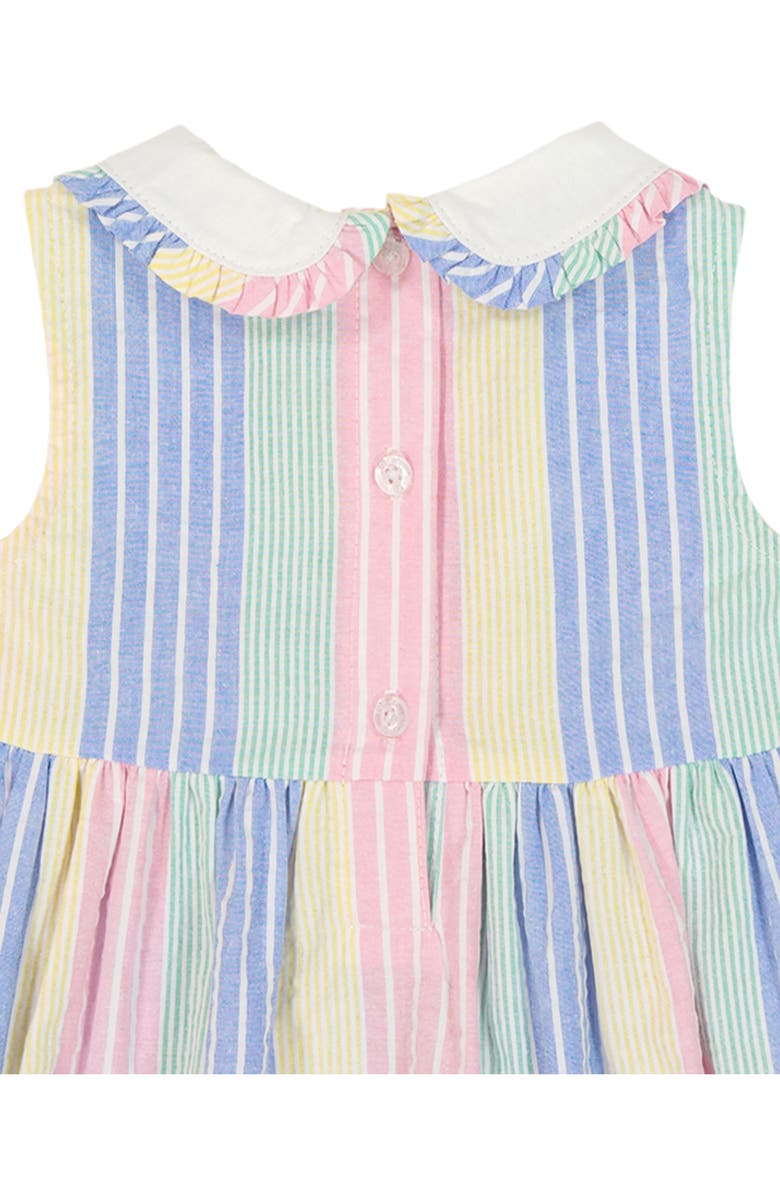 Tommy Hilfiger Pastel Collared Dress & Bloomers, Alternate, color, Multi Colored