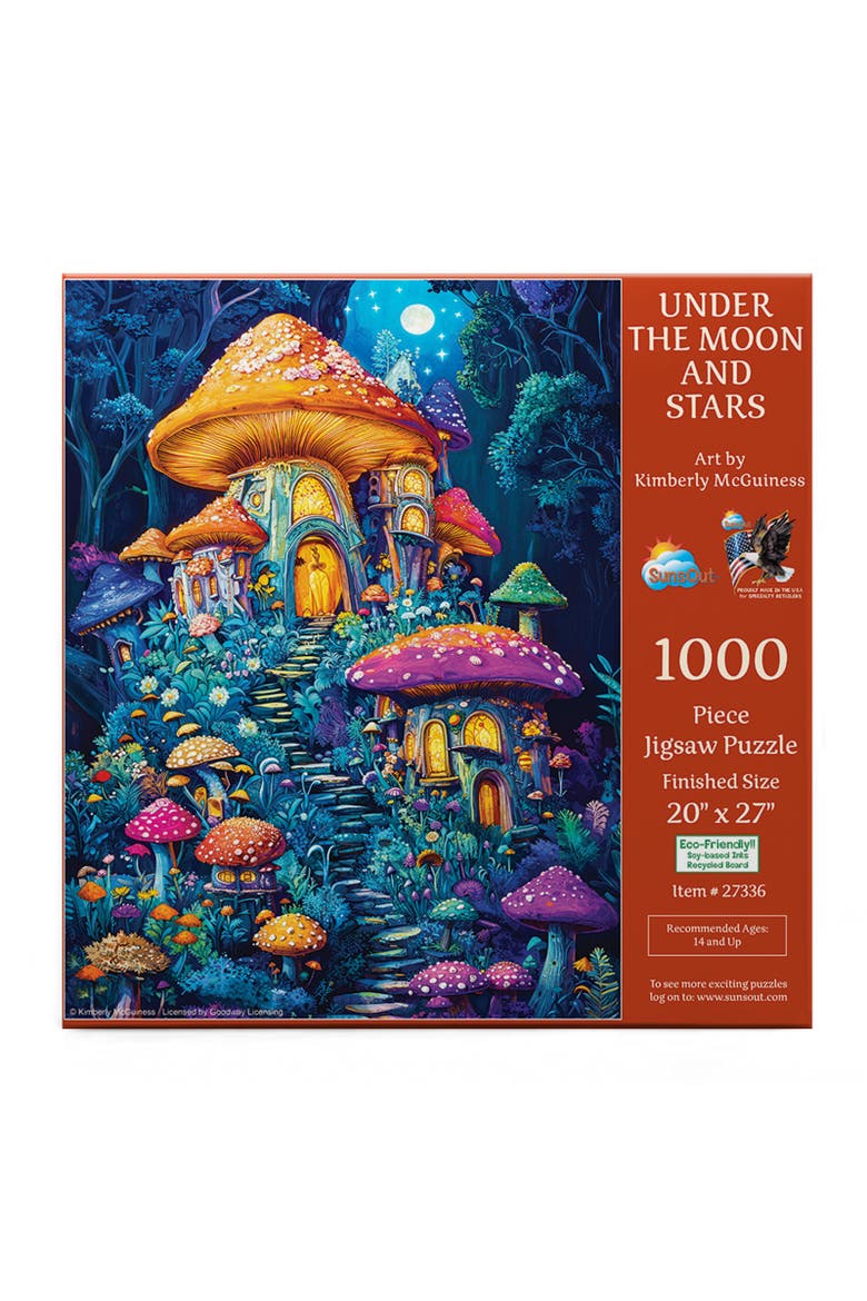 Under the Moon and Stars 1000 piece Jigsaw Puzzle for Adults, Alternate, color, Multicolor