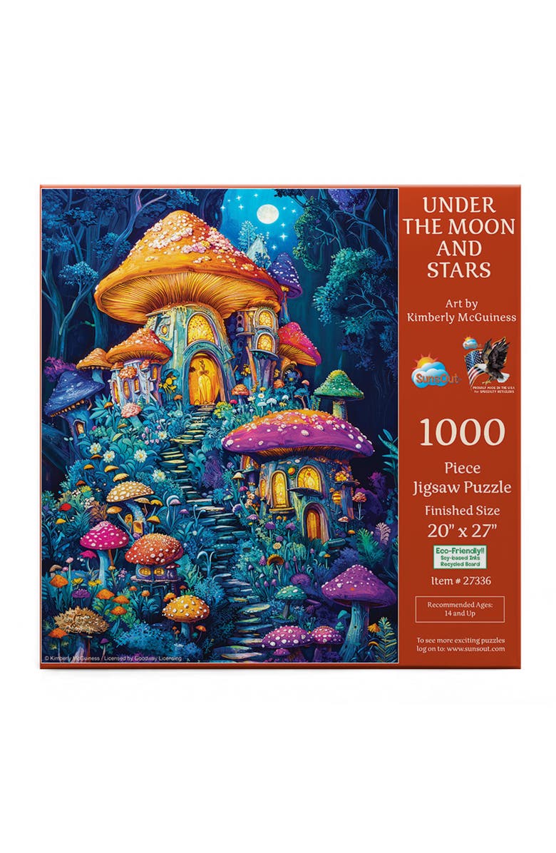 Sunsout Under the Moon and Stars 1000 piece Jigsaw Puzzle for Adults, Alternate, color, Multicolor