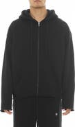 Cult of Individuality Core Raw Hem French Terry Zip Hoodie
