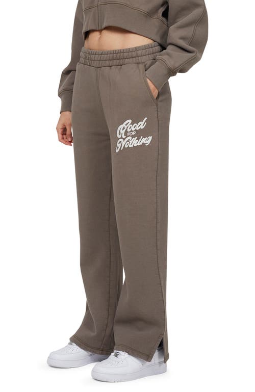 Good For Nothing Funk Relaxed Flared Jogger In Gray