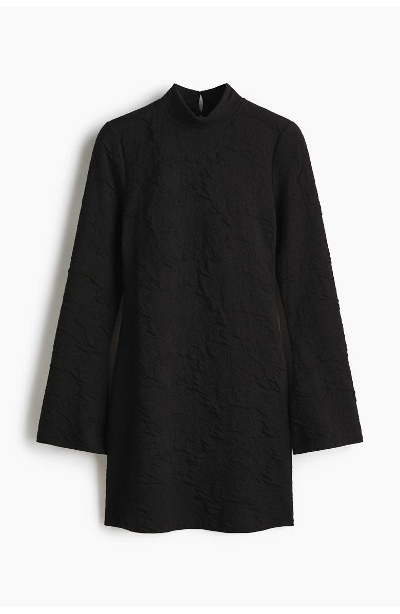 H&M Open-back Dress, Main, color, Black