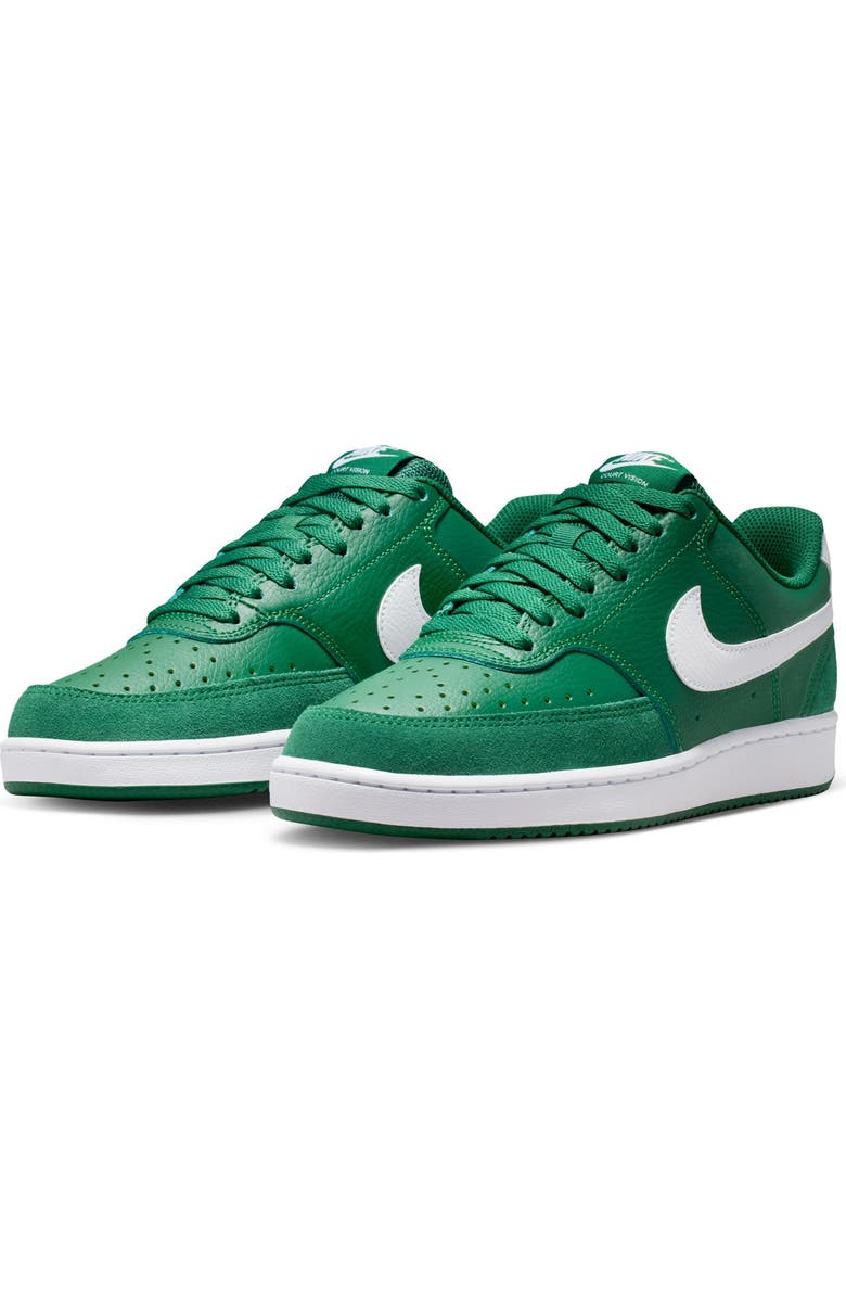 Nike Court Vision Low Sneaker, Main, color, Gorge Green/ White