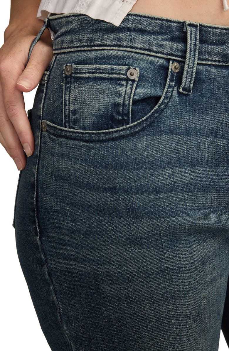 Lucky Brand Curvy High Waist Straight Leg Jeans, Alternate, color, Gemini