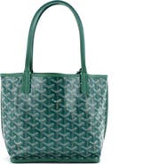 Pre-Owned Goyard Anjou Reversible Tote Coated Canvas Mini