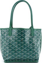 Pre-Owned Goyard Anjou Reversible Tote Coated Canvas Mini