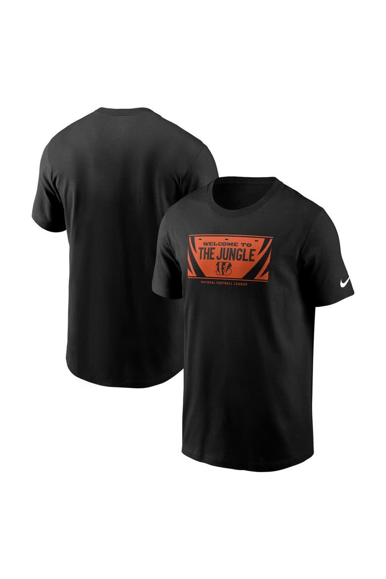 Men's Nike Black Cincinnati Bengals Primetime Local Essential T-Shirt, Main, color, Black