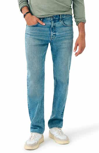 Faherty Slim Straight Leg Organic Cotton Jeans