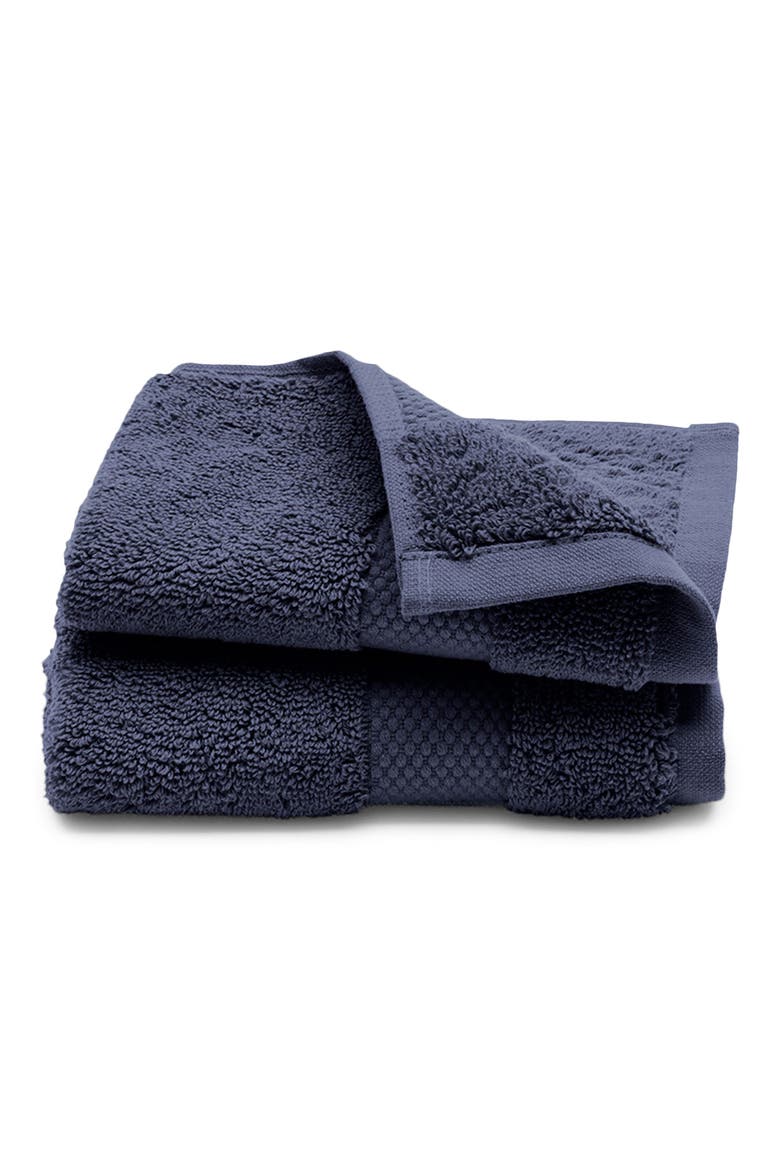 Plush Set of 2 Washcloths, Main, color, COASTAL NAVY