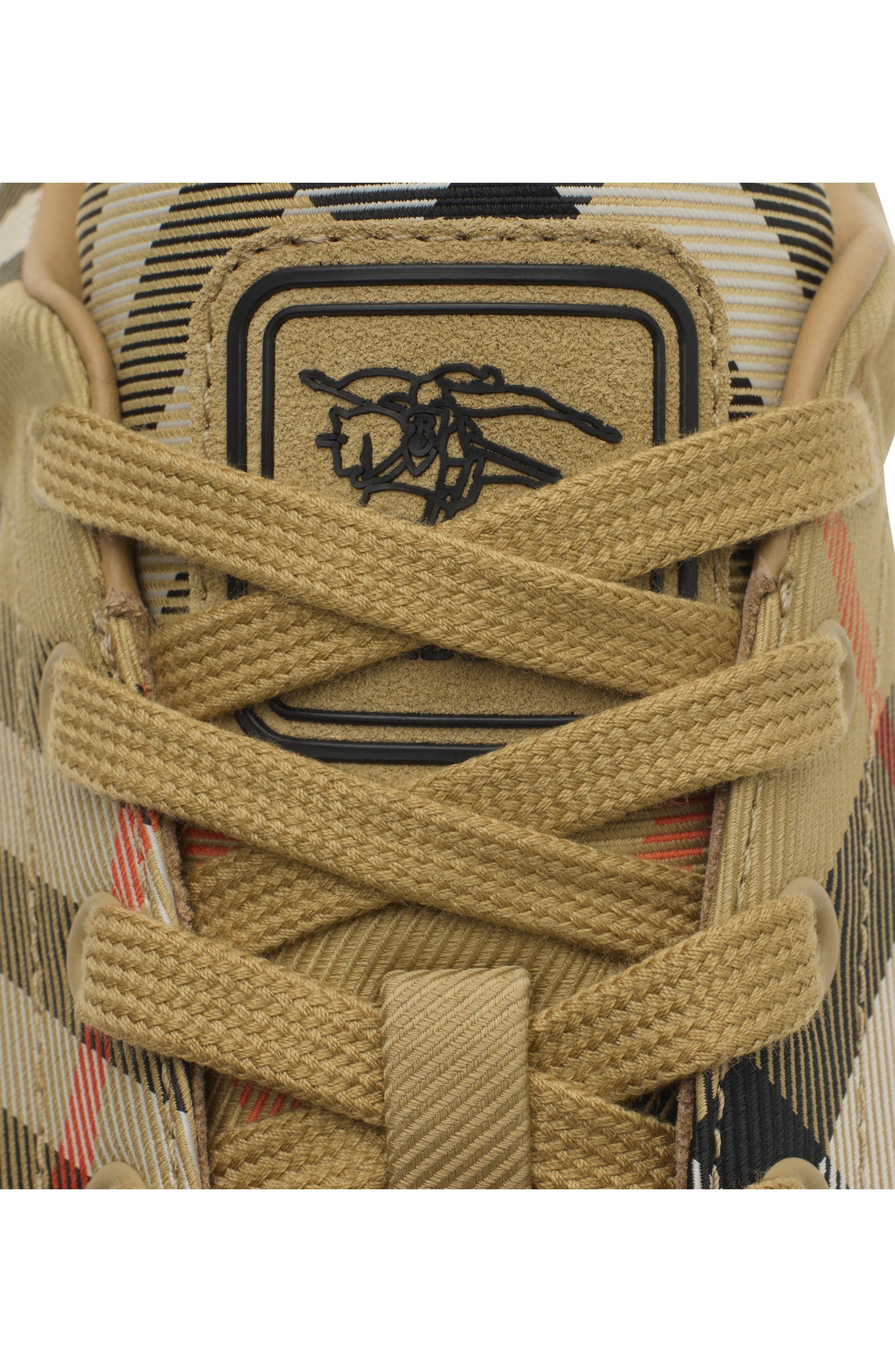 Burberry EKD Sneaker, Alternate, color, Dark Beige