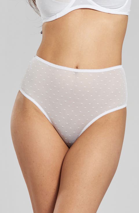 Banksia Recycled-Tulle High-Rise Underwear