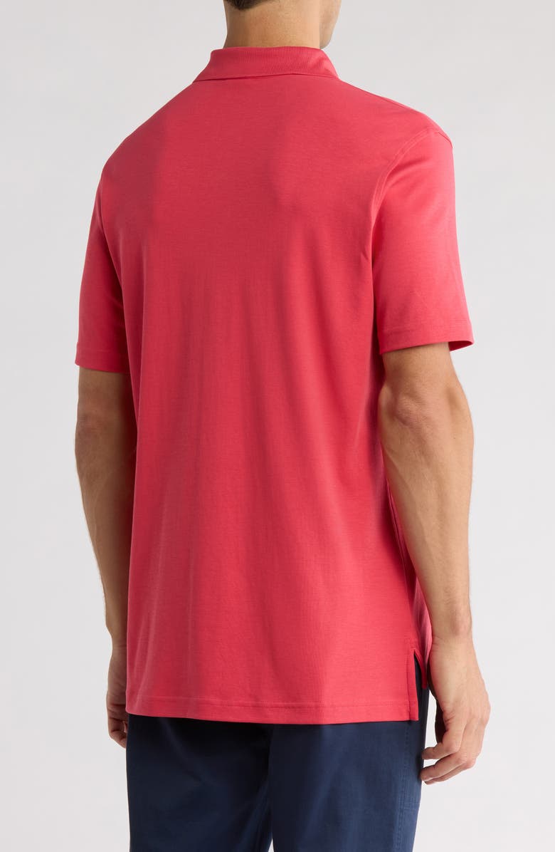 Brooks Brothers Cotton Interlock Knit Polo, Alternate, color, Watermelon