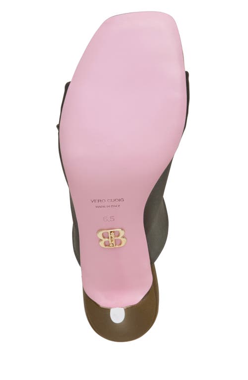 Beautiisoles Lana Slide Sandal In Khaki