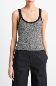 Vince Textured Microstripe Sweater