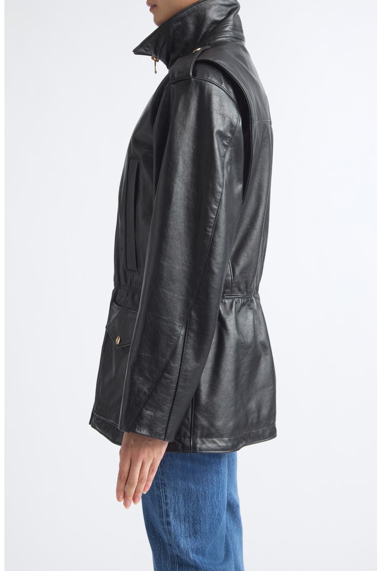 Blackadder Regenerative Leather Jacket, Alternate, color, BLACK