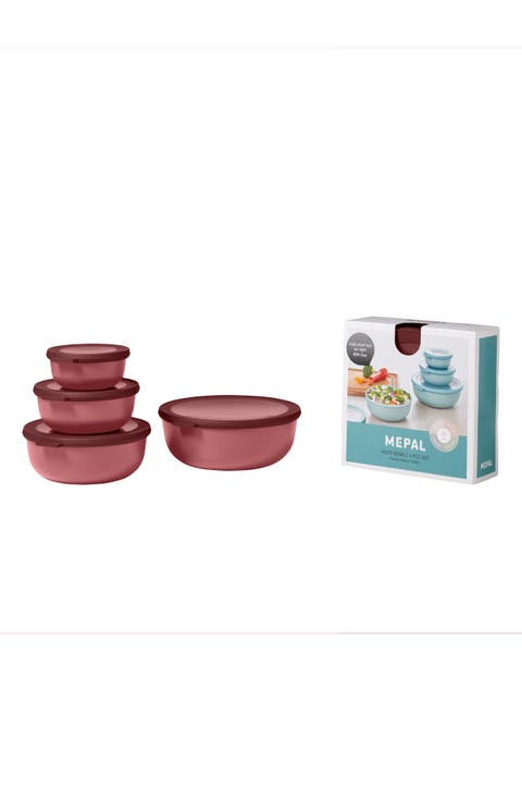 Cirqula Set of 4 Storage Bowls