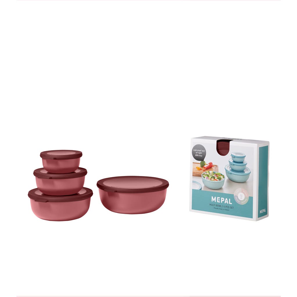 Mepal Cirqula Set Of 4 Storage Bowls