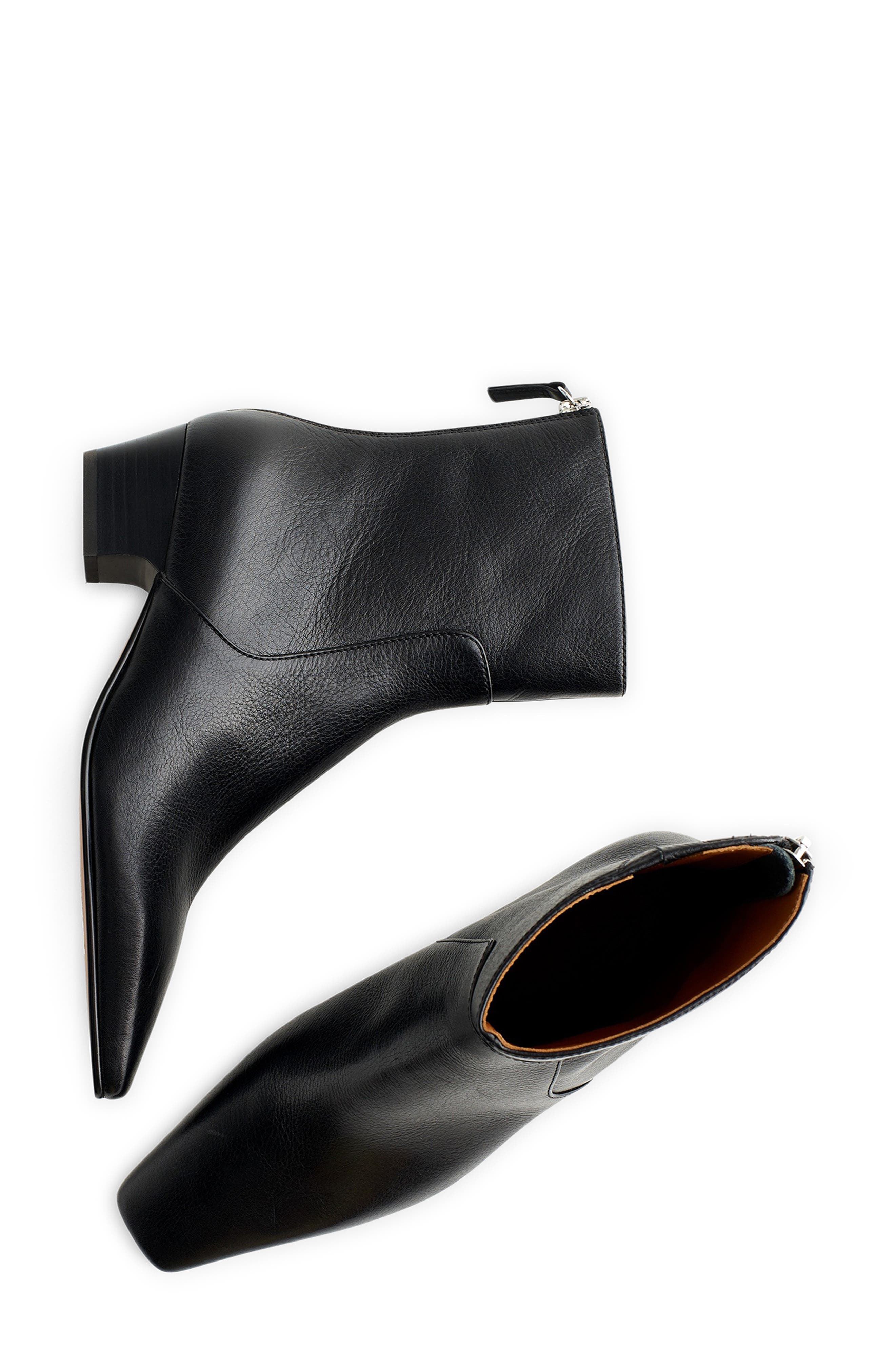 Madewell The Lexie Ankle Boot, Alternate, color, True Black