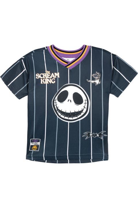 Nightmare Before Christmas Jack Skellington Short Sleeve Soccer Jersey