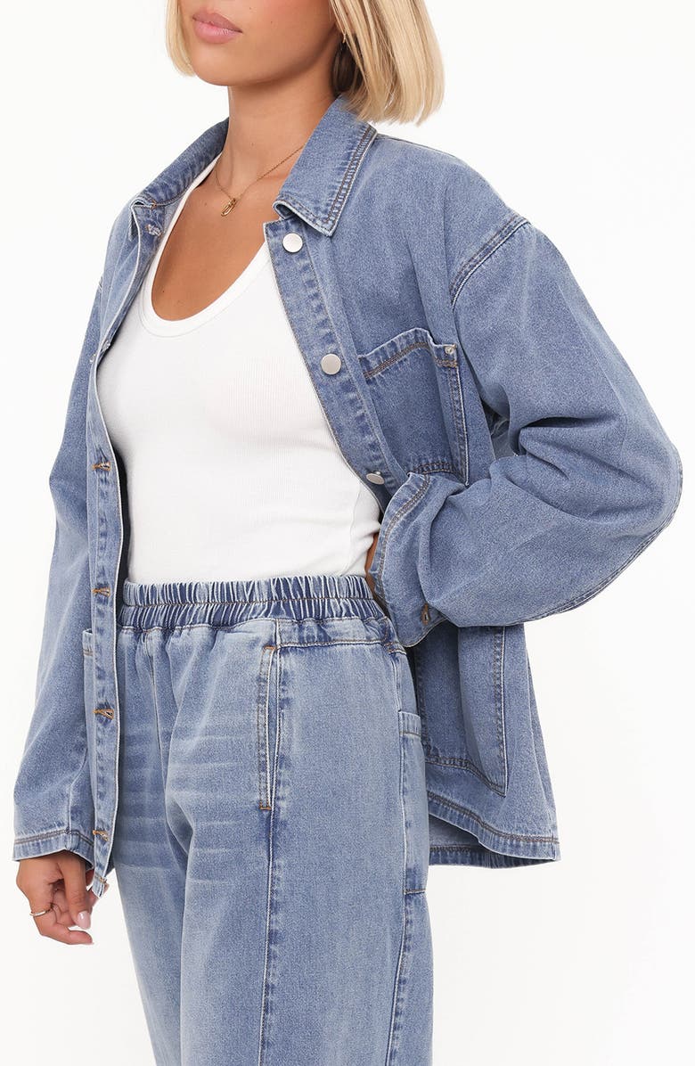 Petal & Pup Remy Denim Utility Jacket, Alternate, color, Medium Wash