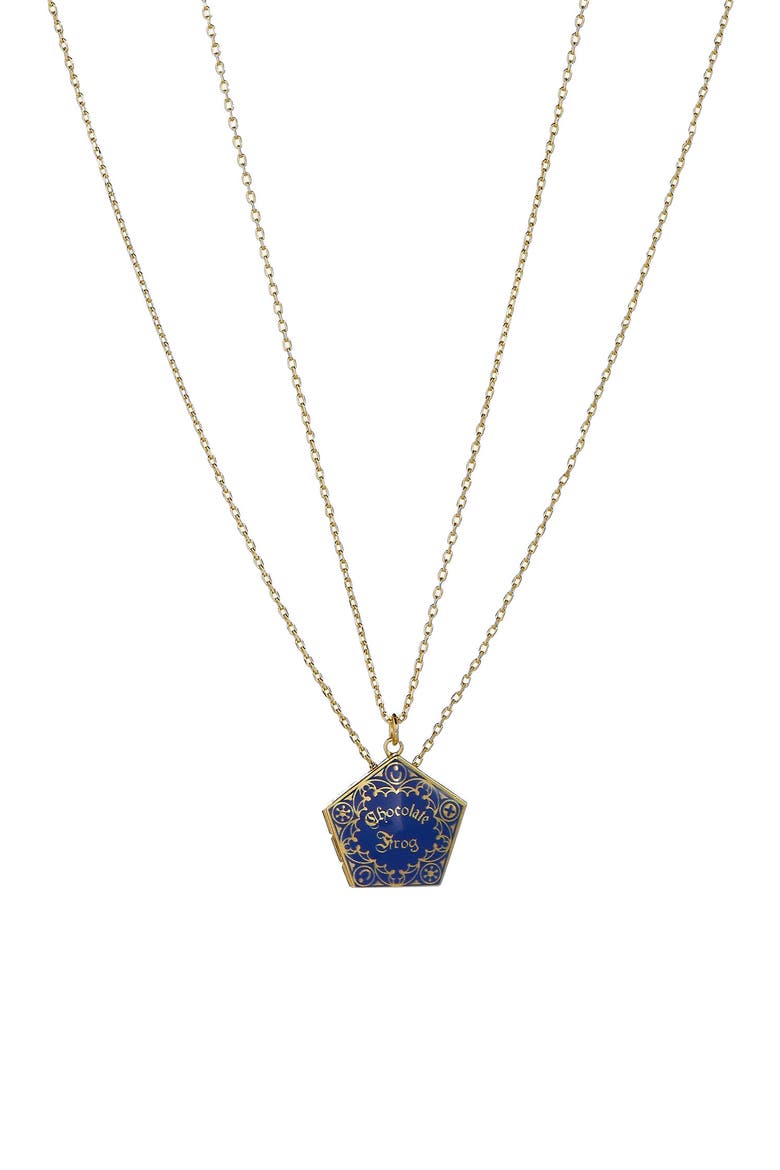 Harry Potter Chocolate Frog Necklace Set, Main, color, Blue