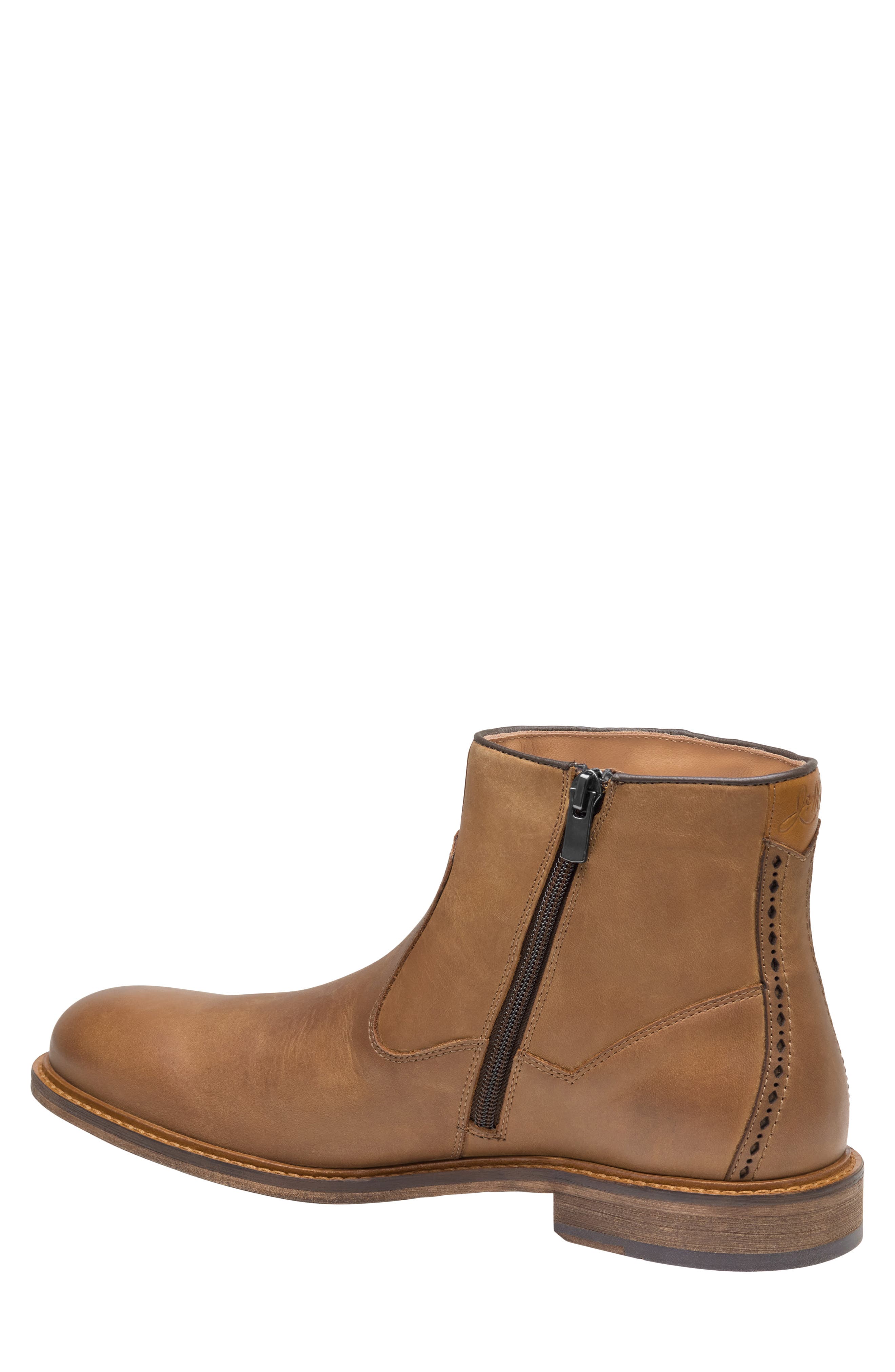 Ripley Inside-Zip Boot, Alternate, color, BROWN OILED FULL GRAIN