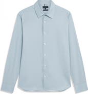 Ted Baker Olweno Slim Fit Microprint Stretch Cotton Button-Up Shirt