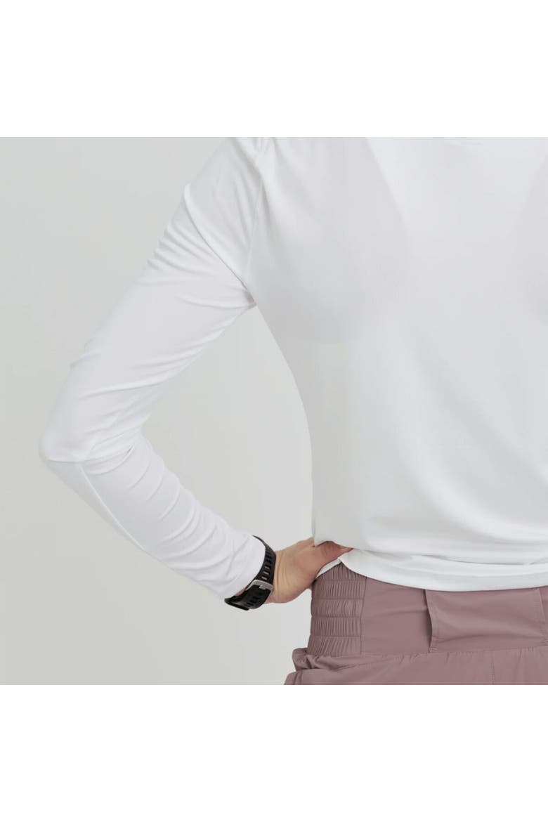 Super Soft Fitted Long-Sleeve Top, Alternate, color, Salt