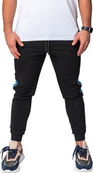 Maceoo Side Stripe Skinny Fleece Joggers