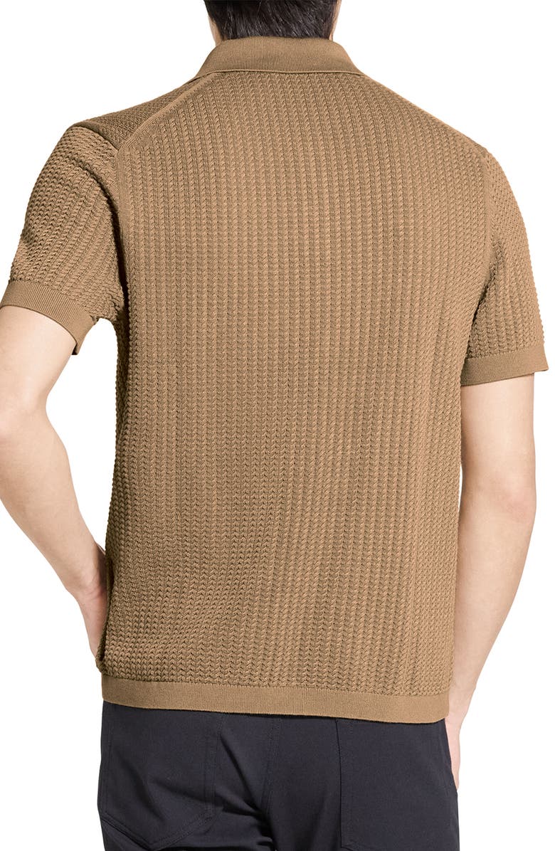 Theory Tactile Cotton Polo, Alternate, color, Fresh Khaki - 2Qh