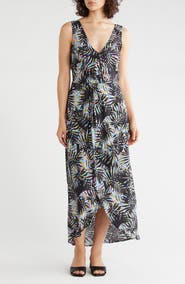Lovestitch Front Twist High Low Maxi Dress