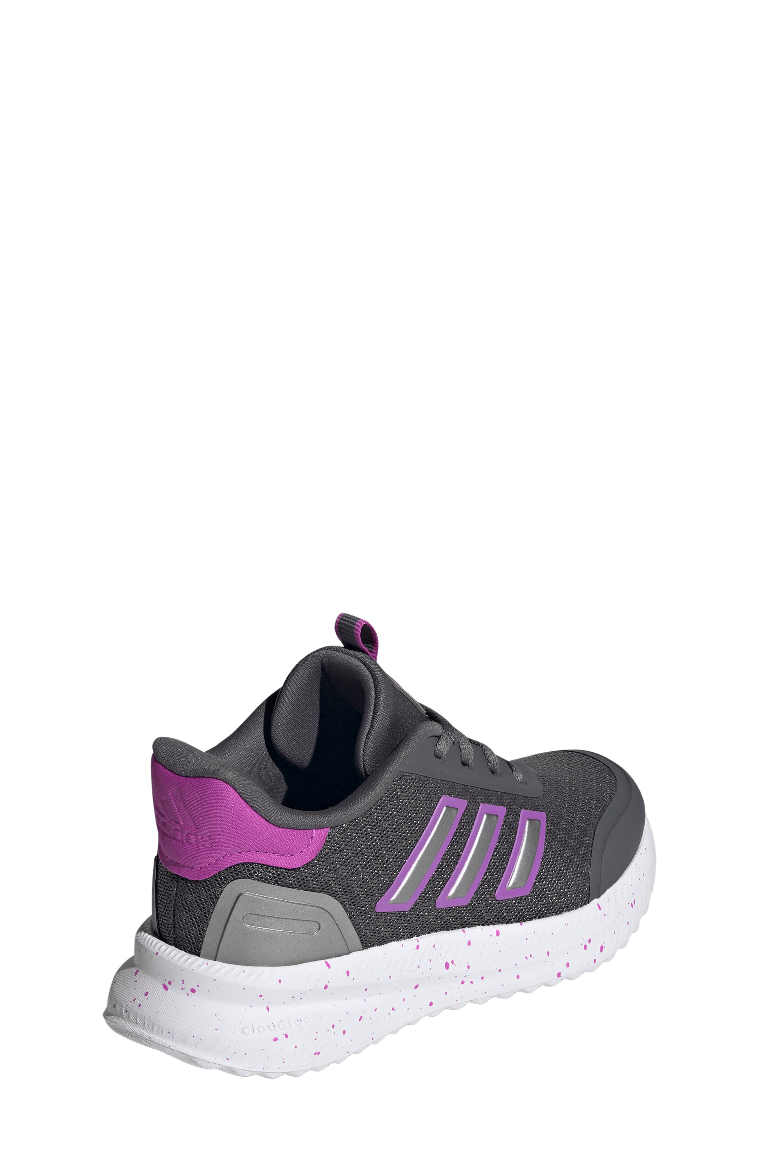 adidas x PLRPATH Kids' Running Shoe, Alternate, color, Grey / Purple Burst/ Iron Met.