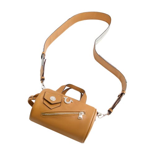 True Religion Zip Top Mini Duffle Handbag