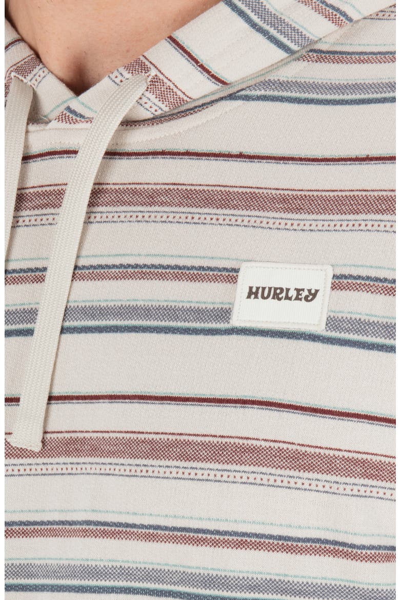 OG Stripe Hooded Poncho, Alternate, color, BONE