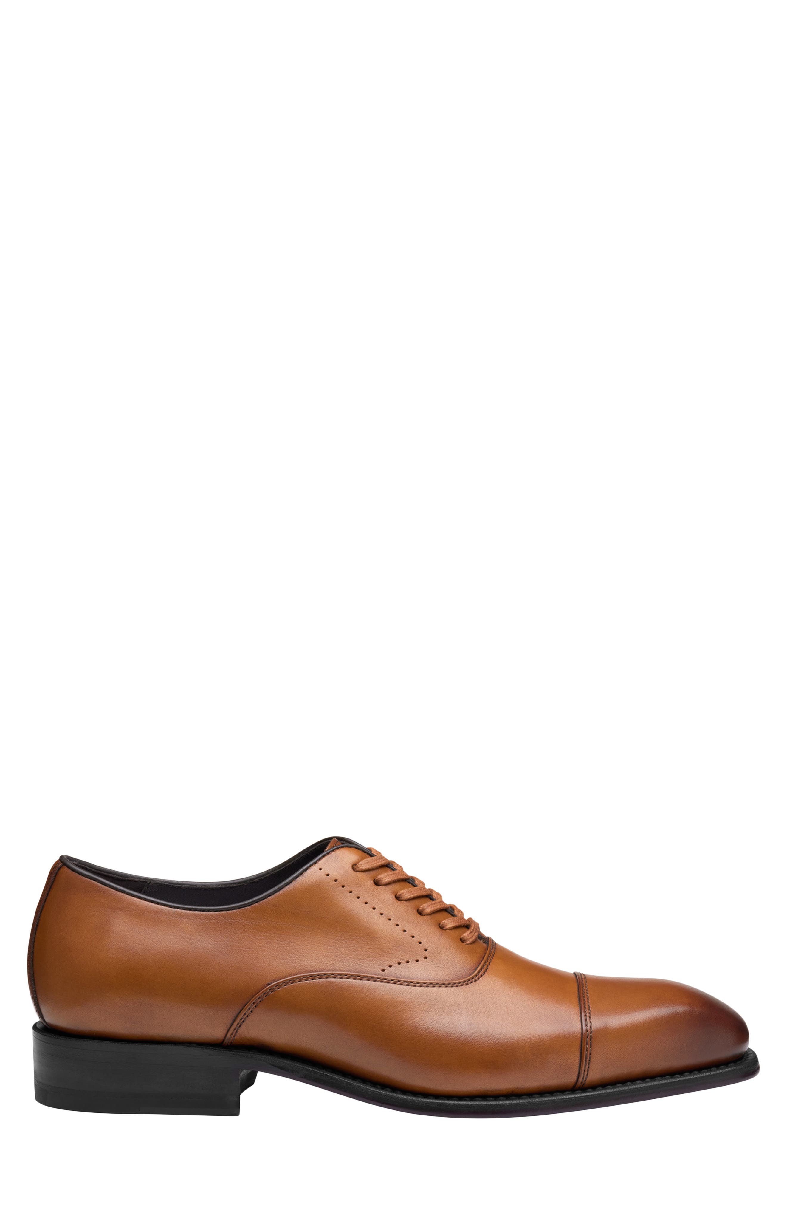 Ashton Cap Toe Derby, Alternate, color, TAN FULL GRAIN