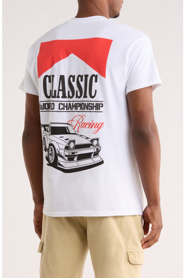 Classic Racing Graphic T-Shirt, Alternate, color, WHITE