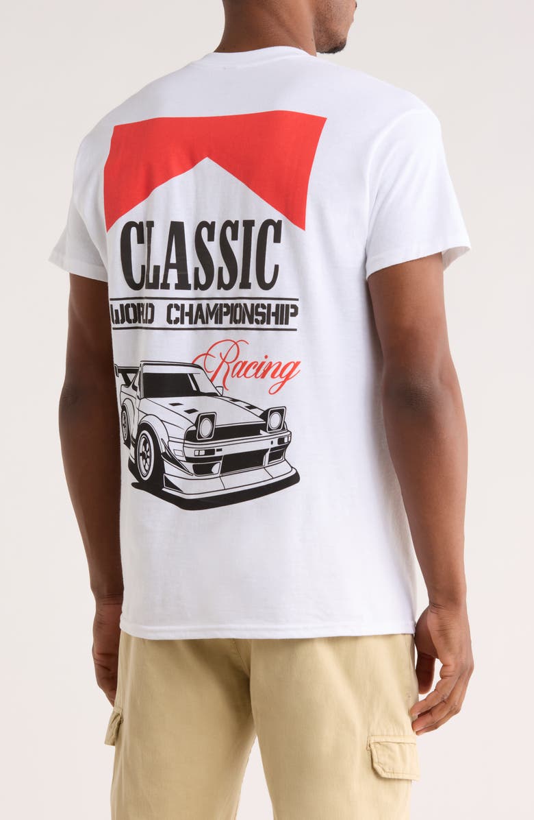 RETROFIT Classic Racing Graphic T-Shirt, Alternate, color, White