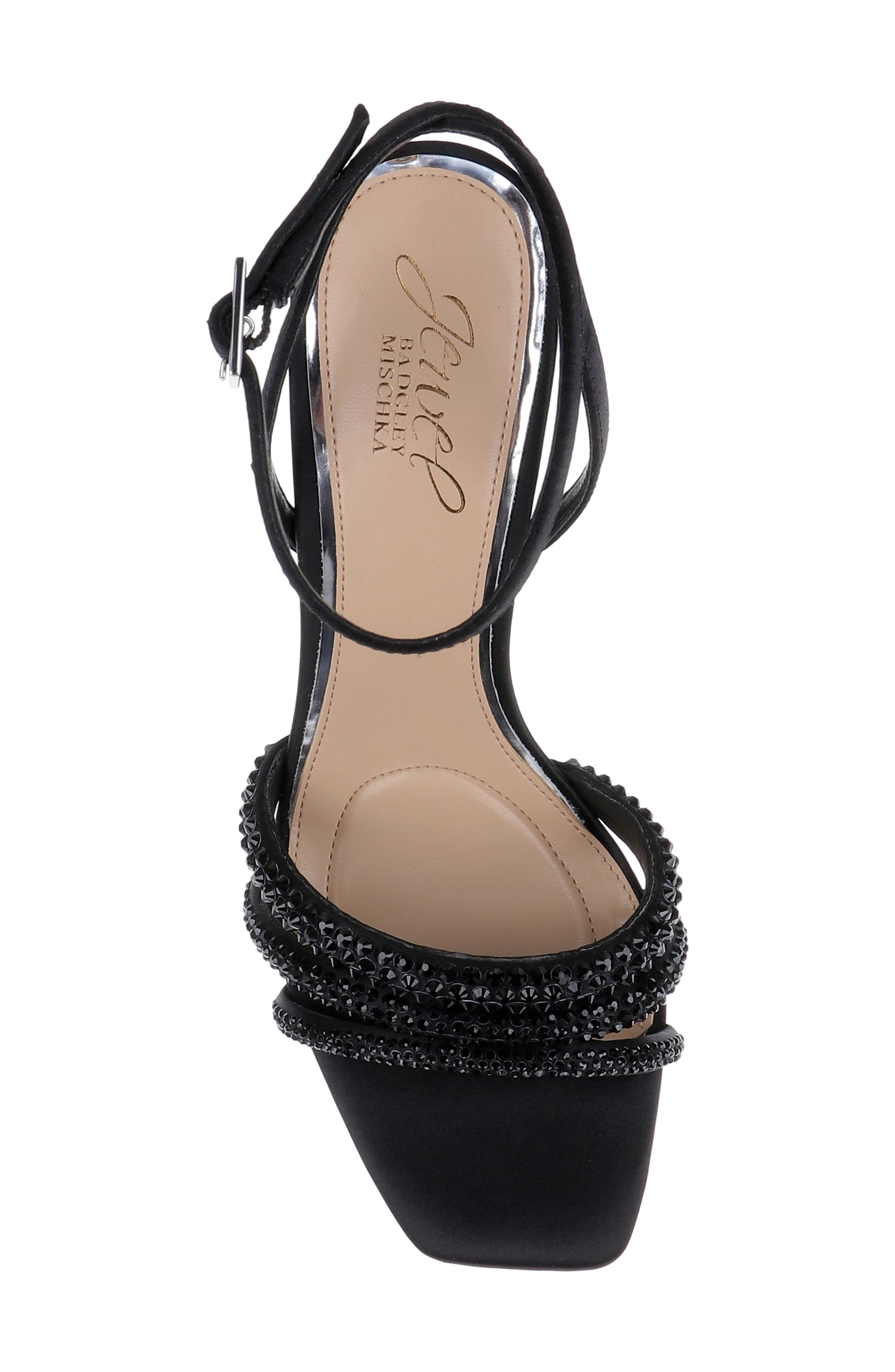Jewel Badgley Mischka Zimal Ankle Strap Sandal, Alternate, color, 