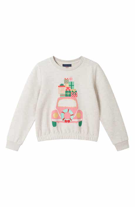 Kids' Holiday Car Graphic Sweatshirt