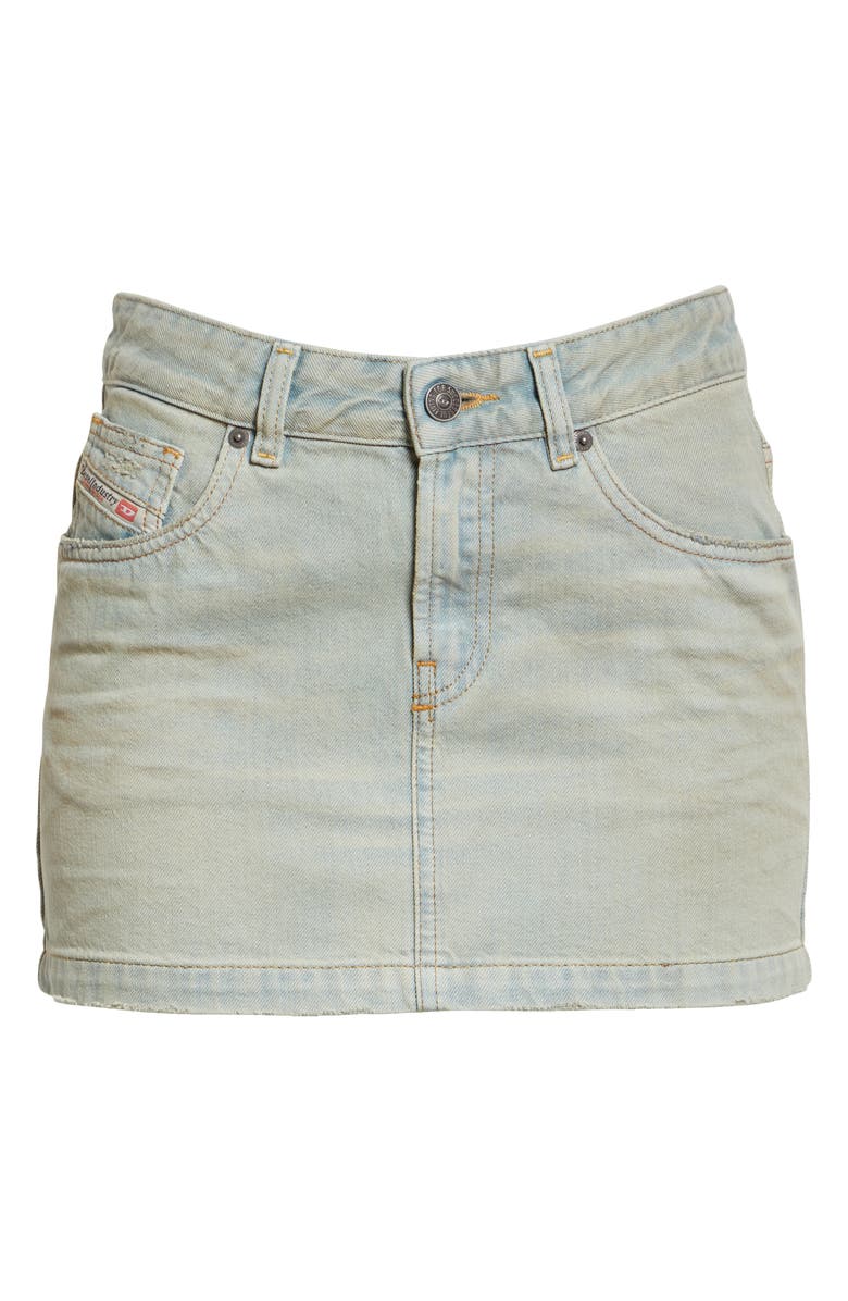 DIESEL<sup>®</sup> De-Ron Denim Miniskirt, Alternate, color, 