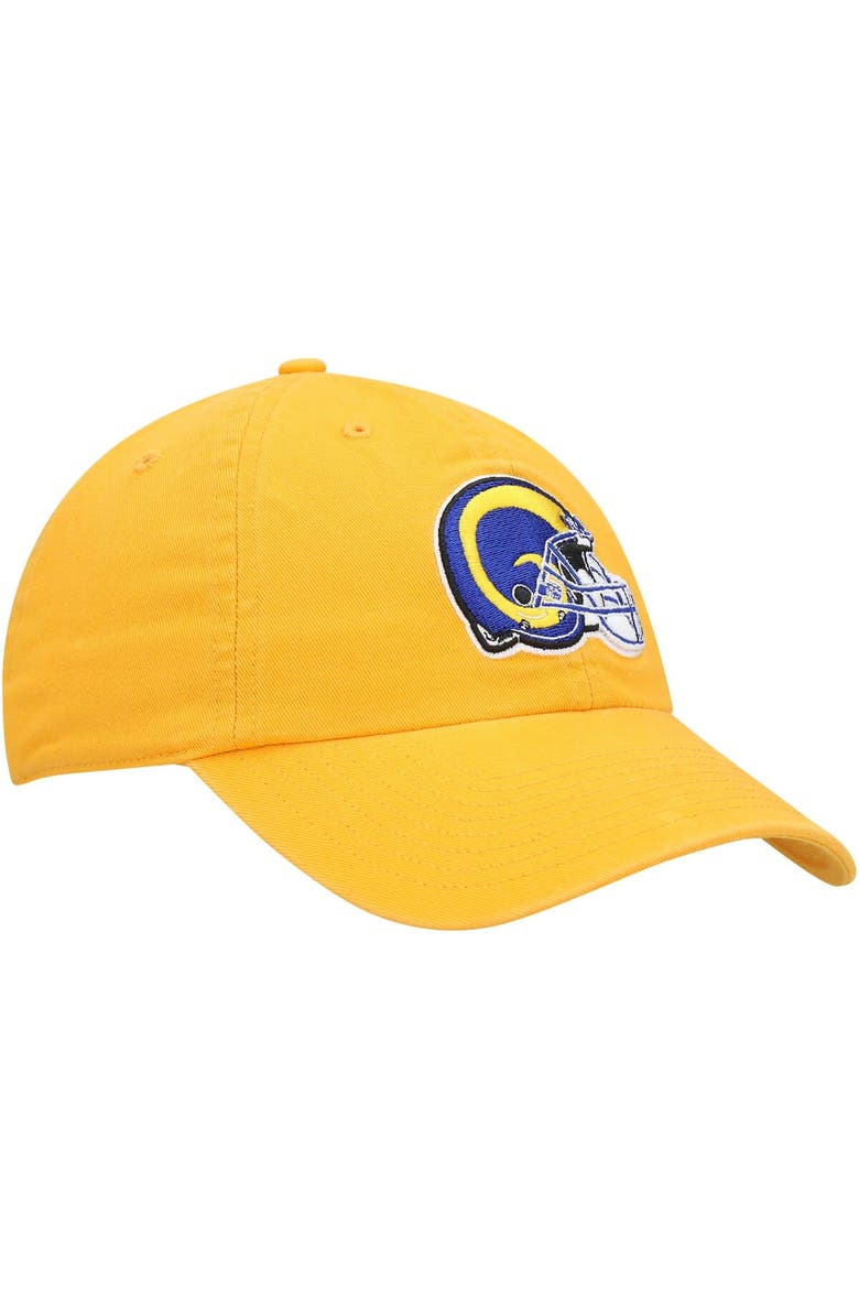 Men's '47 Gold Los Angeles Rams Clean Up Legacy Adjustable Hat, Alternate, color, Gold